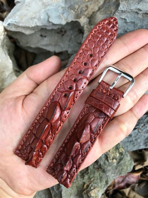 alligator watch strap vs fake|alligator watch strap review.